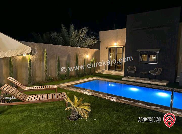 شاليه مساحة البناء 70م والأرض 350م للبيع في عمان - طريق المطار 