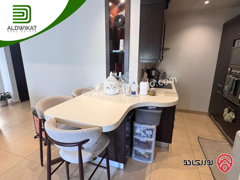 شقة طابق ثاني ضمن كومباوند مفروشة للايجار في عمان - عبدون المساحة 110م موقع اطلالة مميز