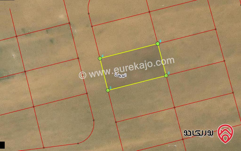 قطعة ارض مساحة 1140م للبيع في اربد - البويضة 
