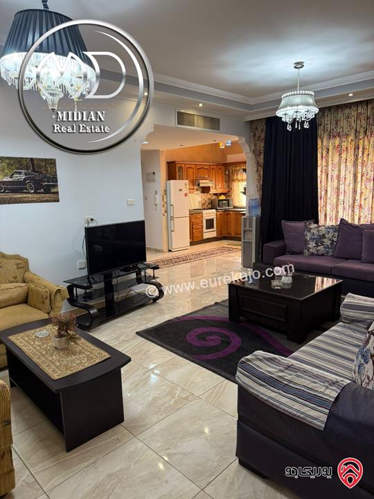 شقق مفروشة للايجار في عمان - ام اذينة تشطيبات و فرش سوبر ديلوكس اطلالة جميلة بسعر مميز