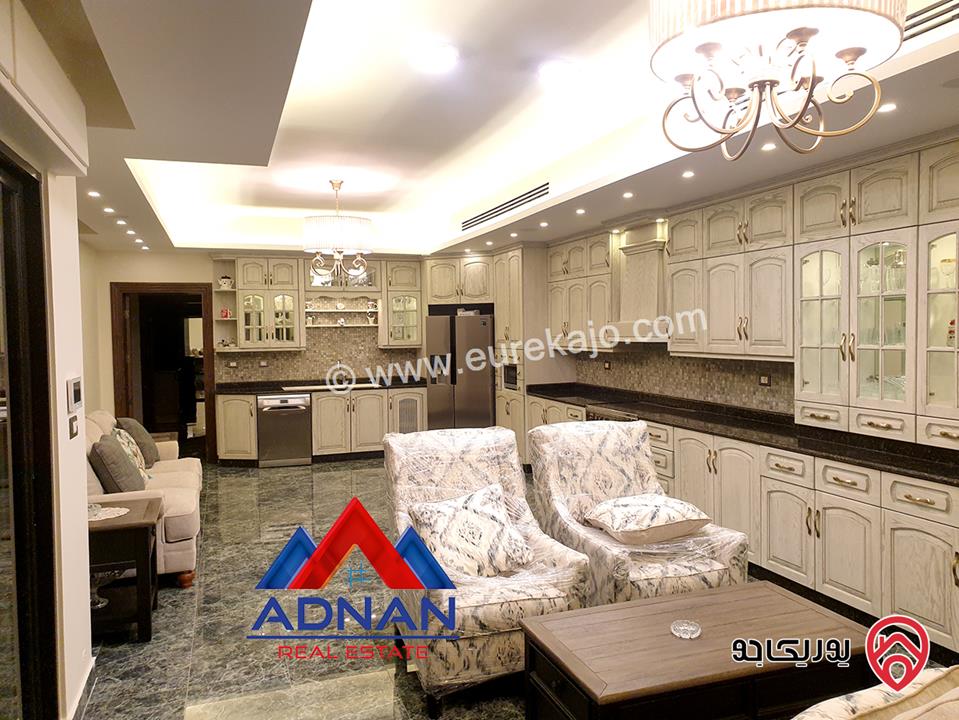 فيلا دوبلكس مفروشة مساحة 500م على ارض 400م للإيجار في عمان - عبدون