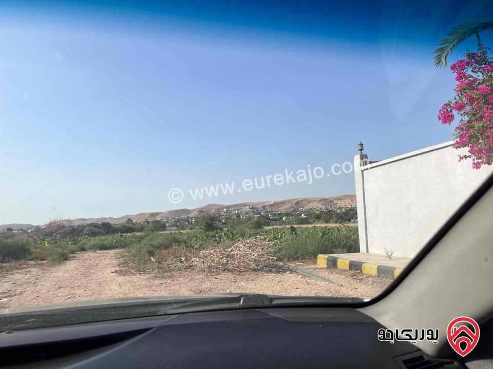قطعة ارض مفروزة مساحة 1307م للبيع من أراضي الشونة الجنوبية في الاغوار من المالك 