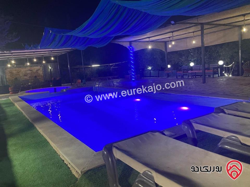 مزرعة مساحة الأرض 980م والبناء 110م للبيع في عمان - موبص / تبعد عن شارع الأردن 5 دقائق