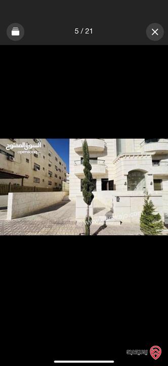 شقة طابق أرضي مساحة 235م مفروشة للإيجار في – عمّان / الجبيهة