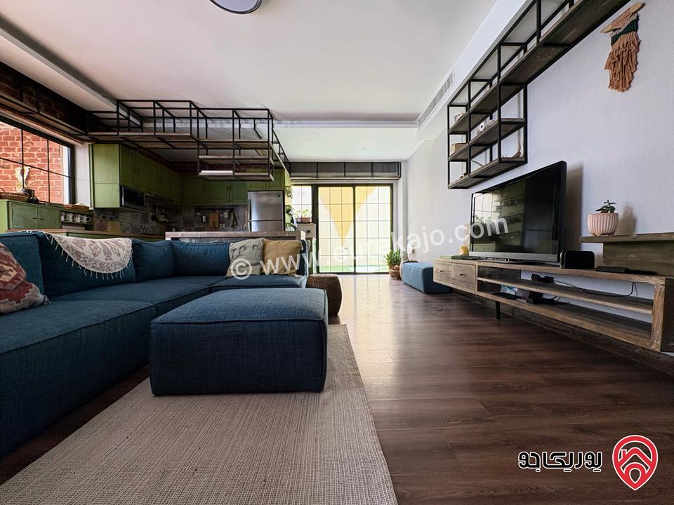 Furnished apartment 120 sqm with terrace 70 sqm For rent in Amman - Um Uthayna