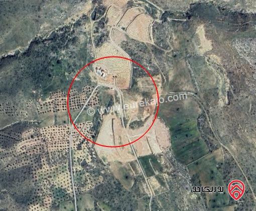 أرض مساحة 9 دونم للبيع في عمان - ابو السوس