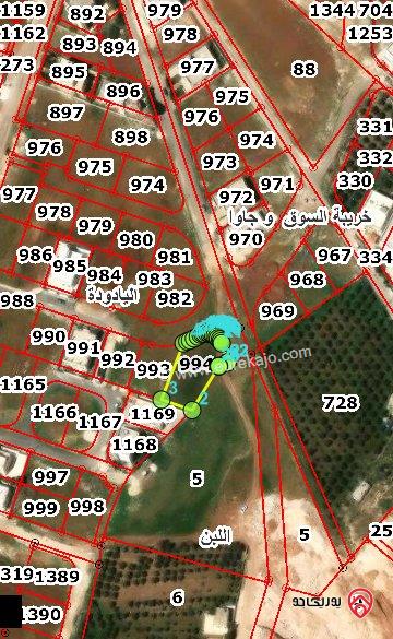 قطعة أرض مساحة 791م للبيع من أراضي جنوب عمان - اليادودة