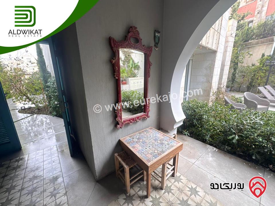 فيلا فاخره مفروشه مستقلة للبيع في عمان - دابوق مساحة البناء 800م ، الارض 770م ، الحديقة 200م والترس 200م