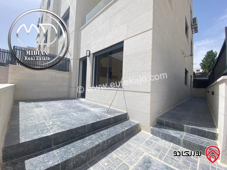 شقق شبه ارضي جديدة للبيع في عمان - حنو الصويفية مساحات 155م & 160م مع تراسات و حدائق تشطيبات و ديكورات عصرية فاخرة 