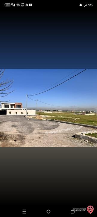 أرض سكنية مساحة 1 دونم للبيع في عمان - طريق المطار / القسطل – حوض الموارس