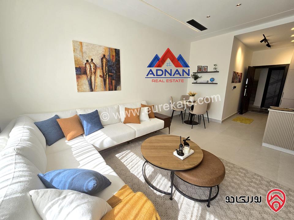 شقة مفروشة طابق ثالث مساحة 85م جديدة لم تسكن للإيجار السنوي في عمان - الصويفية