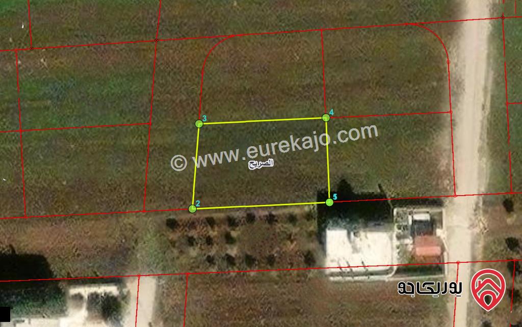 قطعة ارض مساحة 681م للبيع في اربد شرق طريق اربد الحصن 