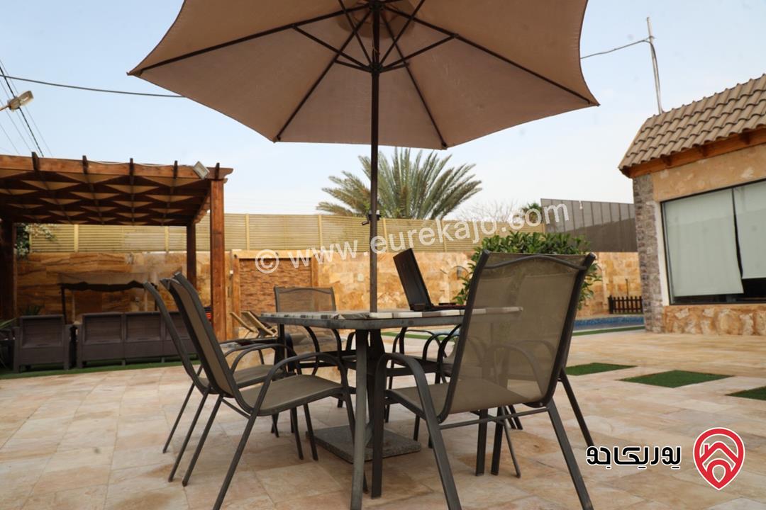 شاليه مساحة الأرض 576م والبناء 90م للبيع  في الغور - جوفة الكفرين