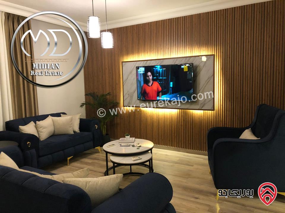 شقق مفروشة للايجار في عمان - عبدون مساحات 105م تشطيبات و فرش فاخر اطلالة جميلة بسعر مميز