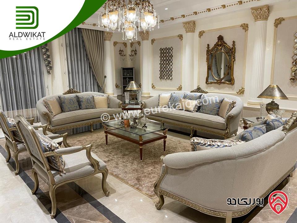 قصر مميز مفروش للبيع في عمان - دابوق مساحة الارض 2650م والبناء 2000م الترس 700م موقع قصور وفلل واطلالة خلابه