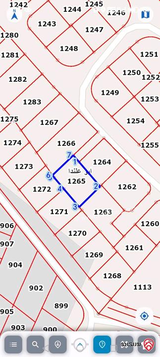 قطعة ارض مساحة 556م للبيع من أراضي جنوب عمان - ابوعلندا 