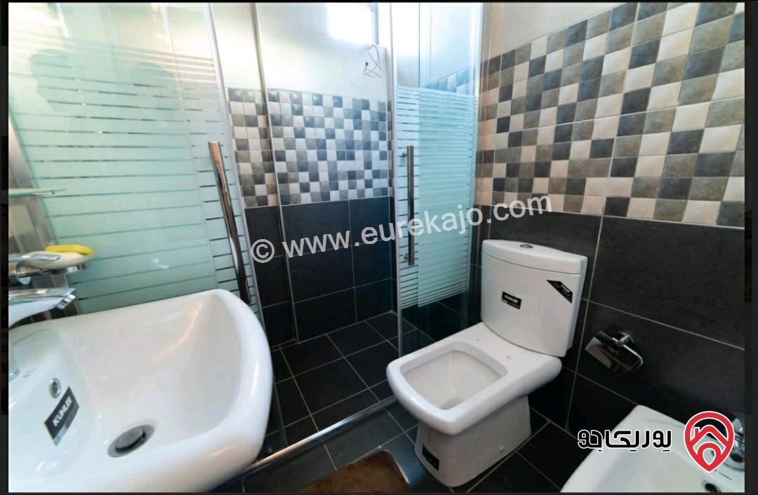 شـاليه مـفروش مساحة الأرض 550م والبناء 150م للبيع في البحر الميت منطقة الشونة الجنوبية الجوفة