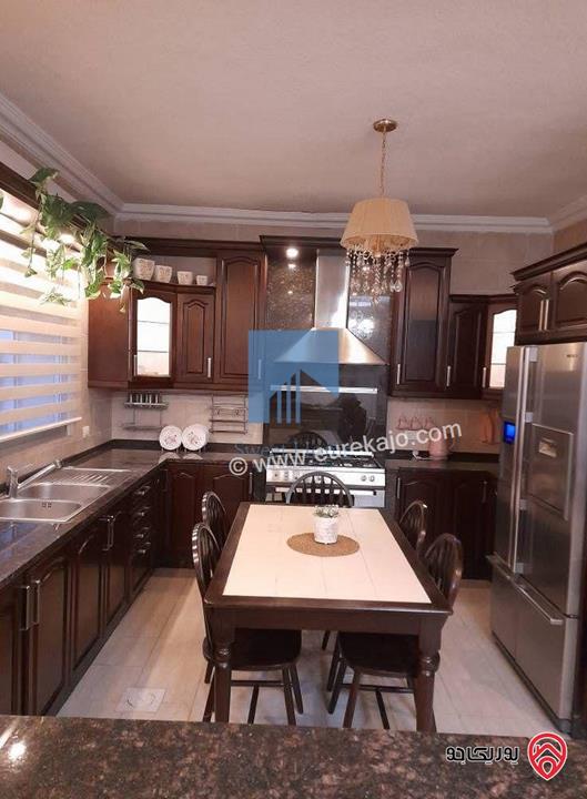 شقة مفروشة فاخرة للبيع في عمان - خلدا - العوجانية قرب المعارف والهمشري طابق ثالث 190م تشطيب سوبر ديلوكس