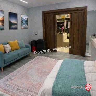 شقة مفروشة شبه ارضي مساحة 165م مع ترس 50م للايجار في عمان - ضاحية النخيل