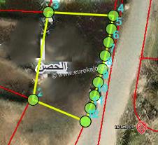 ارض مساحة 750م للبيع في اربد - الحصن ضمن حوض دبات ابو النصر تصلح لاسكانات