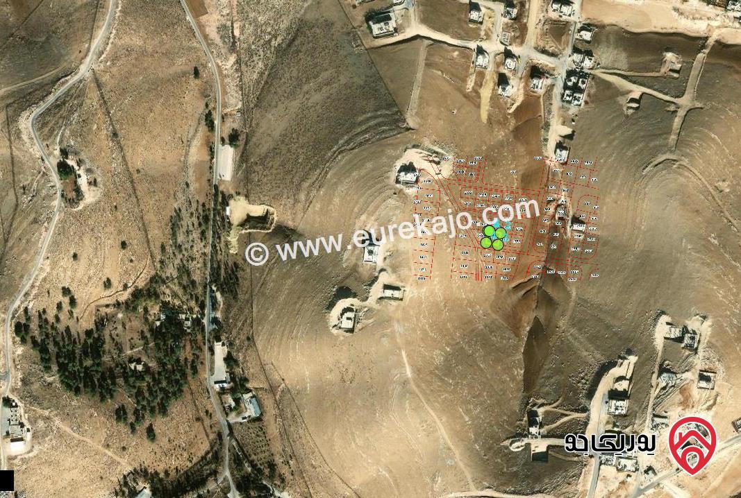 قطعة أرض مساحة 321م للبيع من اراضي شرق عمان - ماركا واجهة على الشارع