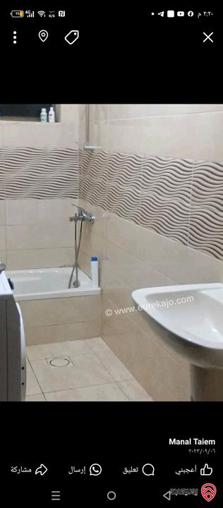 شقة مساحة 117م طابق ثالث للبيع في عمان - عين الباشا 