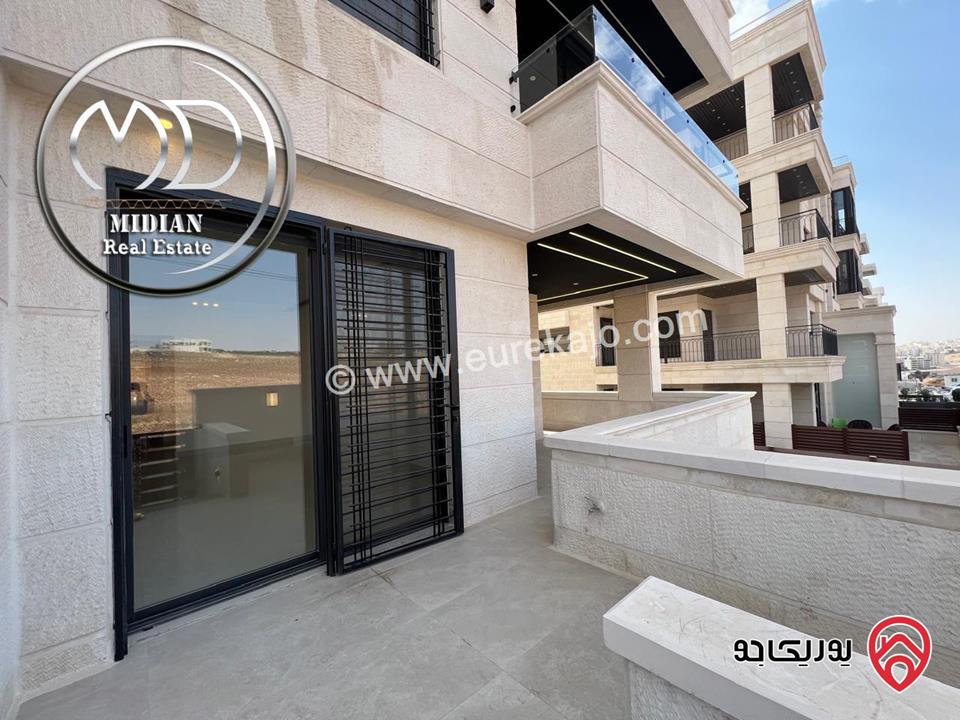 شقق ارضية و شبه ارضي جديدة للبيع في عمان - حي الصحابة مساحات 240م & 250م مع تراسات و حدائق تشطيبات فاخرة بأسعار مميزة