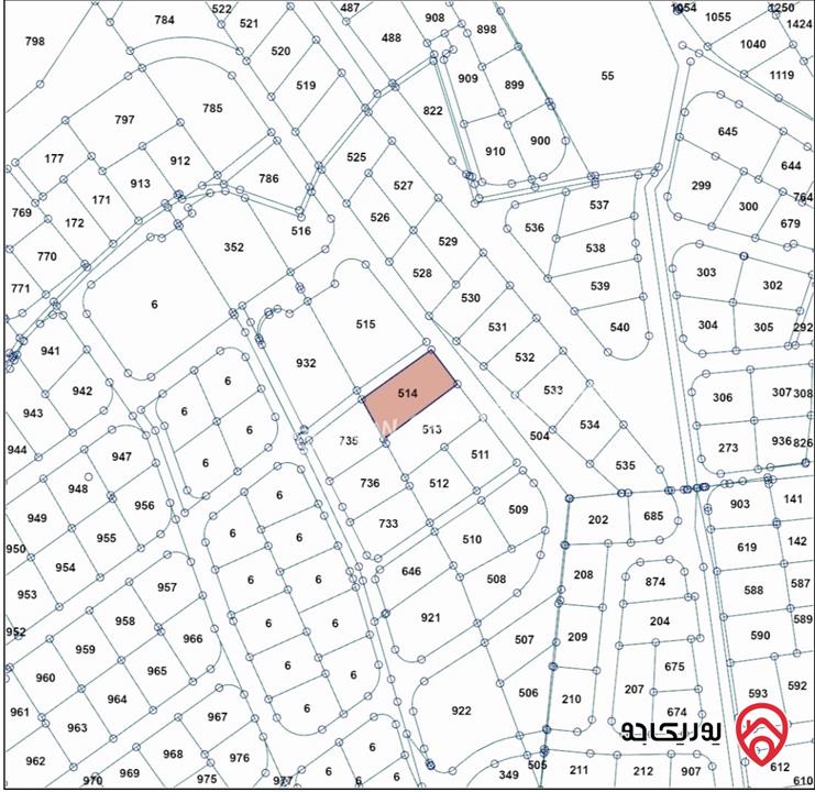 أرض مميزة و مطلة مساحة 1 دونم و 347م للبيع في عمان - عرقوب خلدا