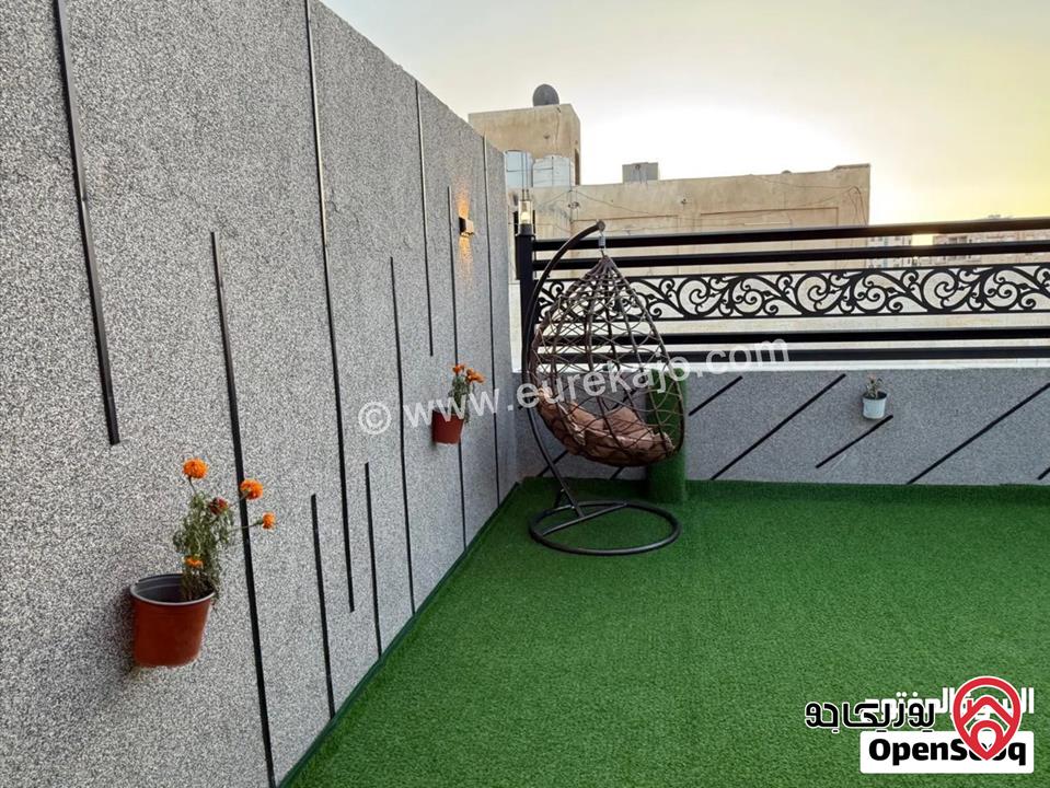 روف مفروش مساحة 150م للايجار في عمان - الجبيهة