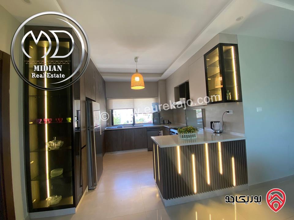 شقة مفروشة للايجار في عمان - الجندويل مساحة 130م طابق اول تشطيبات و ديكورات فندقية فاخرة اطلالة جميلة