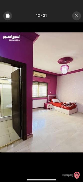 شقة طابق أرضي مساحة 235م مفروشة للإيجار في – عمّان / الجبيهة