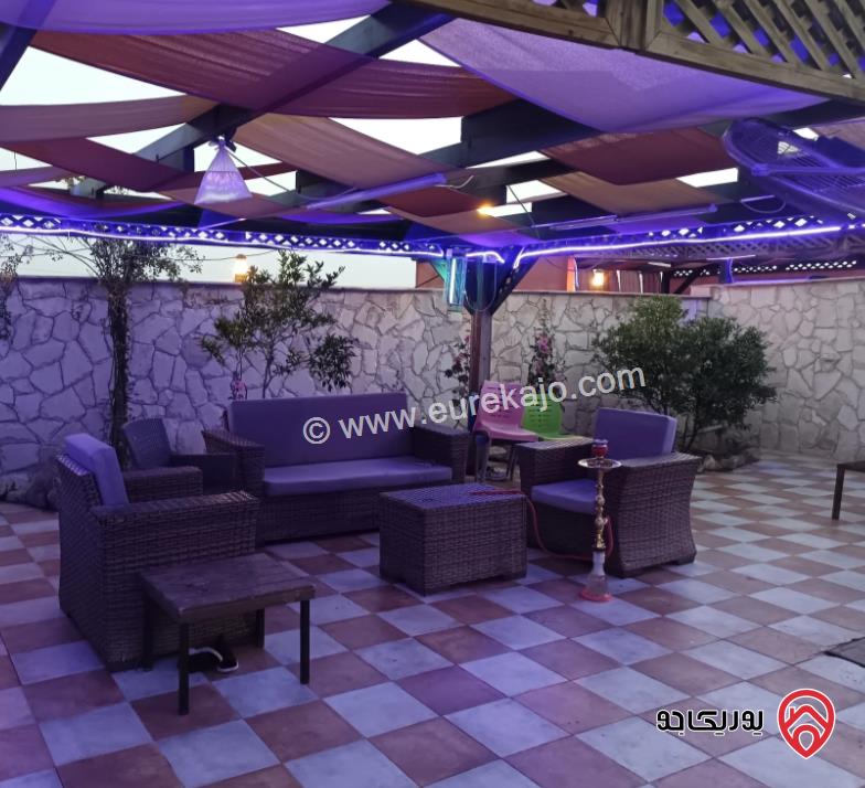 مزرعة مساحة الأرض 7000م والبناء 130م للبيع في المفرق - بلعما