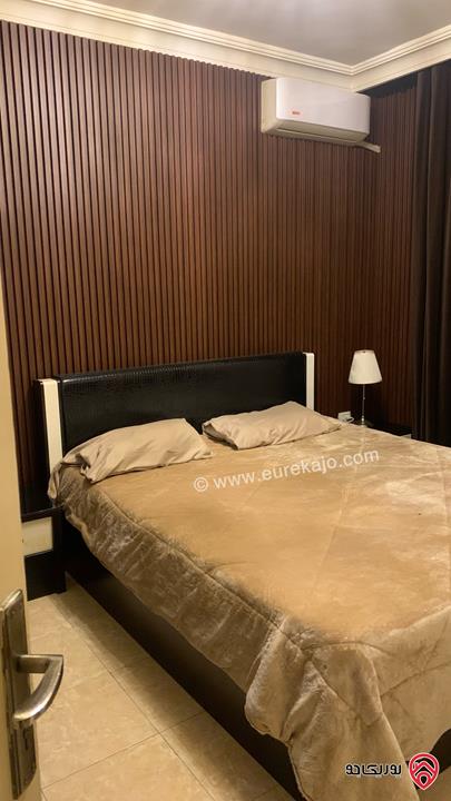 شقة مفروشة مساحة 90م طابق أول للإيجار في عمان - ضاحية الرشيد مربع العائلات من المالك مباشرة 