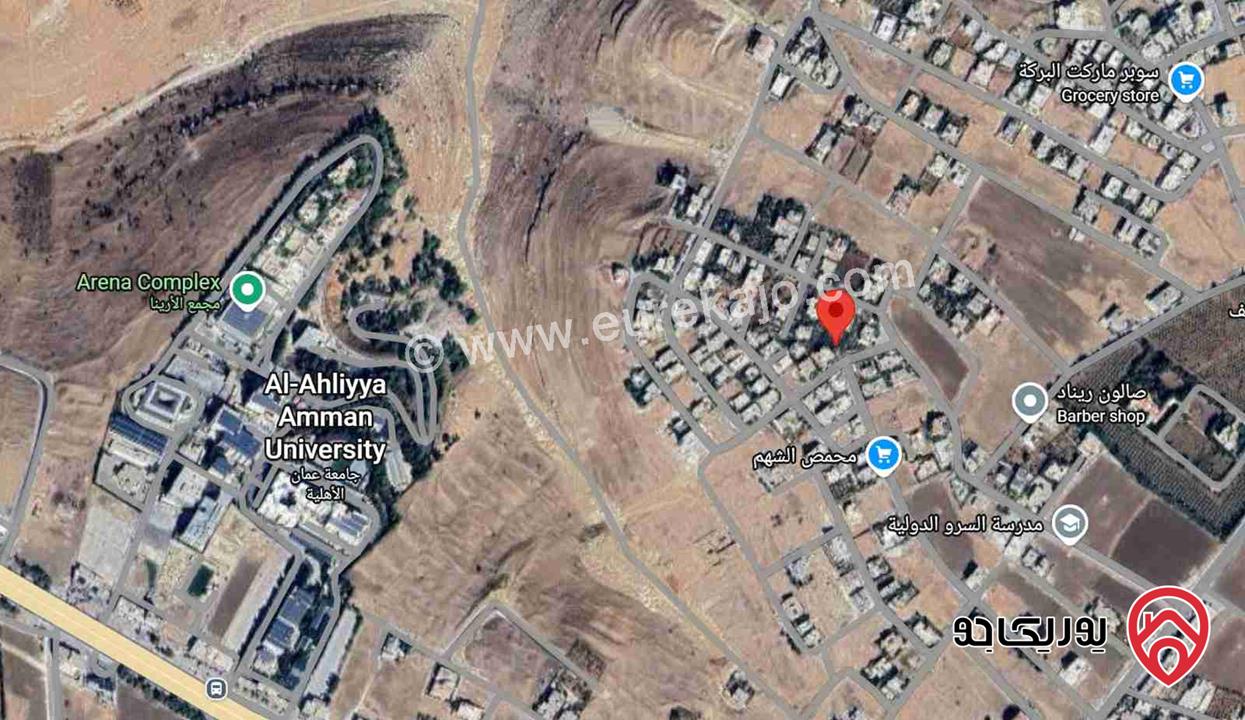 قطعة ارض مساحة 1 دونم للبيع في السلط 