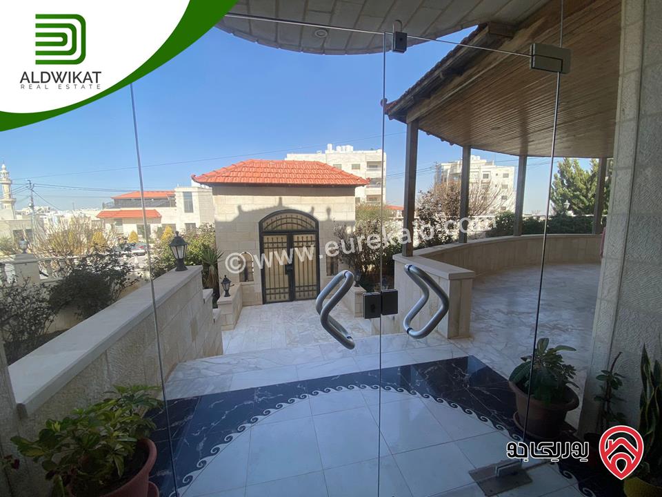 فيلا مستقلة للبيع في عمان - شفا بدران مفروشة مساحة البناء 600 م مساحة الارض 600 م