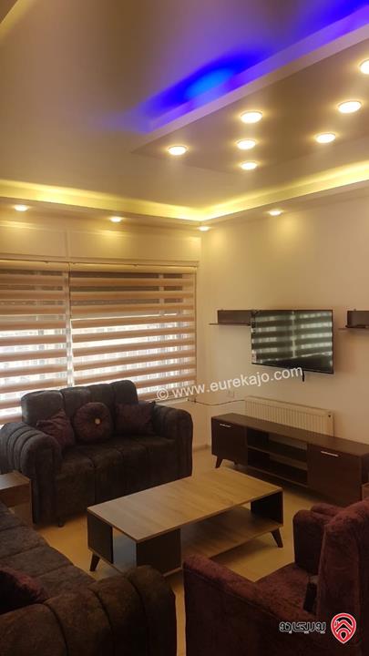 شقة مفروشة مساحة 100م طابق ثاني للايجار في عمان - الدوار السابع للعائلات والطلاب