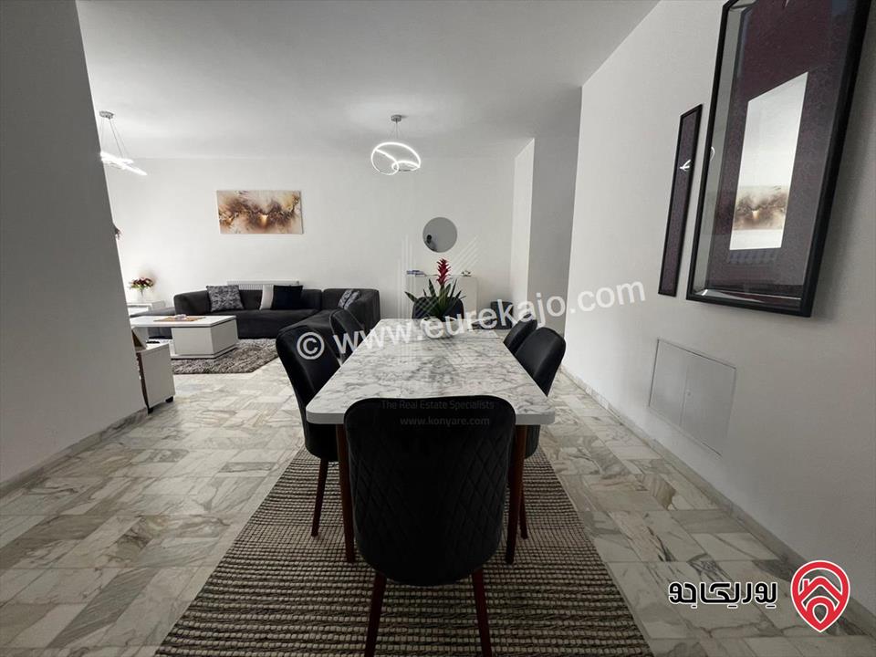 شقة مفروشة مميزة شبه أرضية مساحة 110م للايجار في عمان - عبدون