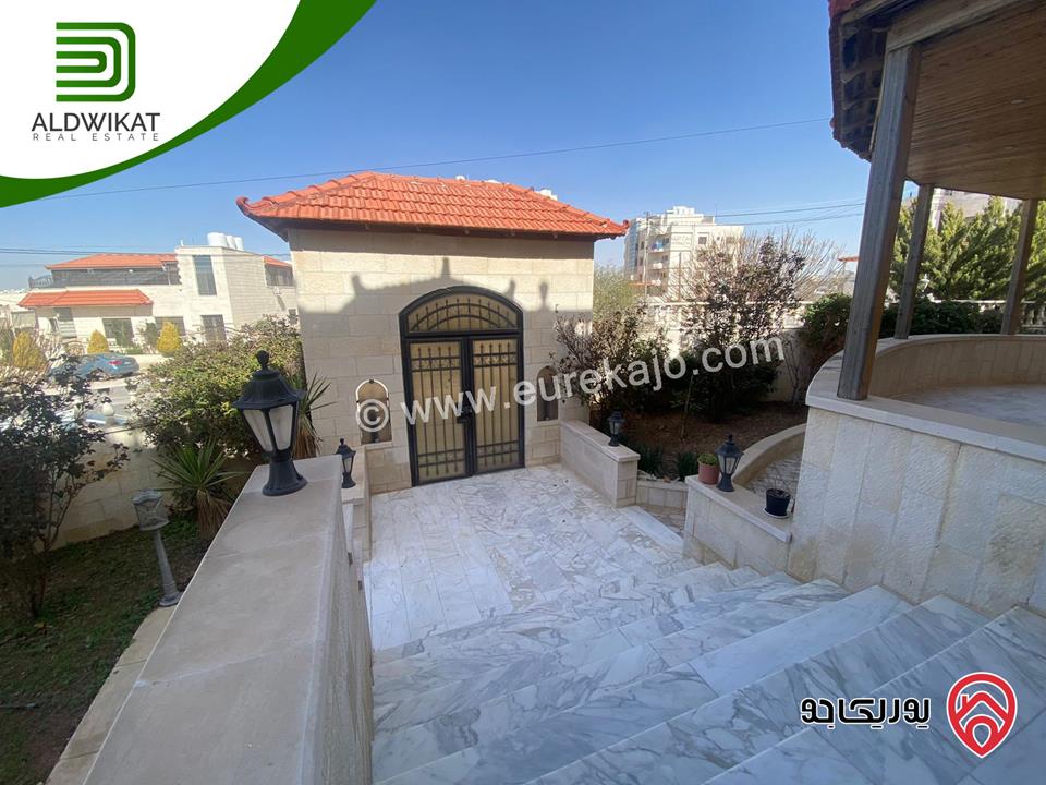 فيلا مستقلة للبيع في عمان - شفا بدران مفروشة مساحة البناء 600 م مساحة الارض 600 م