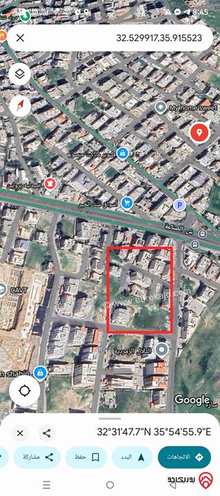 أرض مساحة 500متر للبيع في عمان - ابو السوس حوض الدربيات