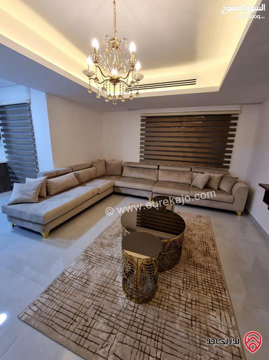 شقة مفروشة طابق أول مساحة 200م للايجار في عمان - عبدون 
