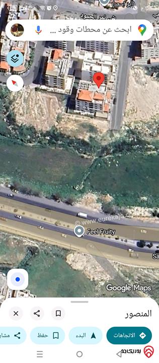 شقة أرضية مساحة 179م داخلي و 80م خارجي للبيع في عمان - الجبيهة حي المنصور قرب شارع الاردن