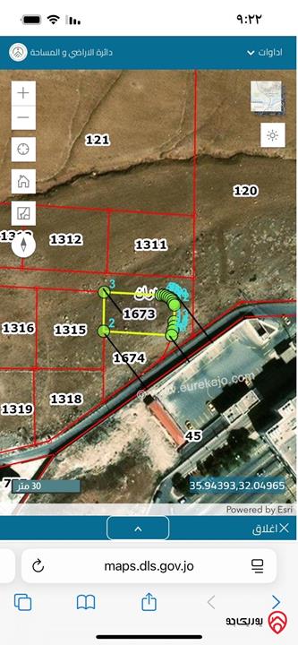 قطعة ارض مساحة 500م للبيع في عمان - شفابدران مرج الفرس بجانب الترخيص