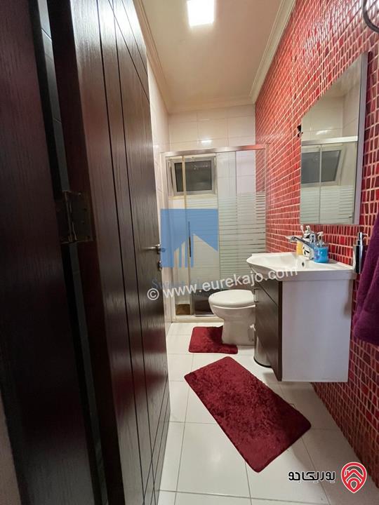 شقة أرضية مفروشة فاخرة للبيع في عمان - الشميساني قرب مستشفى الأردن 80م تشطيب سوبر ديلوكس بسعر مغري