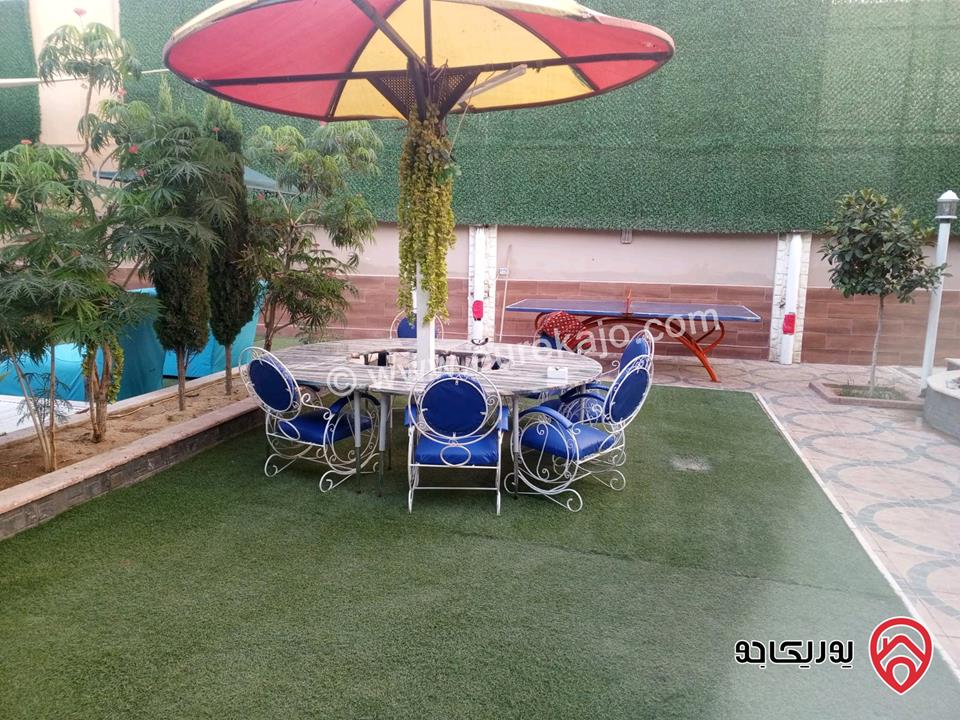 مزرعة و شاليه للإيجار اليومي في البحر الميت - الرامة