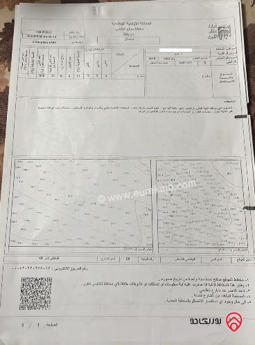قطعة أرض مساحة 520م للبيع في عمان - ضاحية الاستقلال