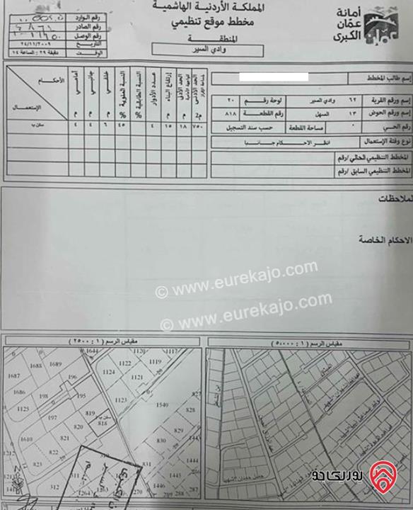 منزل مستقل مساحة الأرض 573م والبناء 235م عبارة عن شقتين للبيع في عمان - وادي السير البيادر