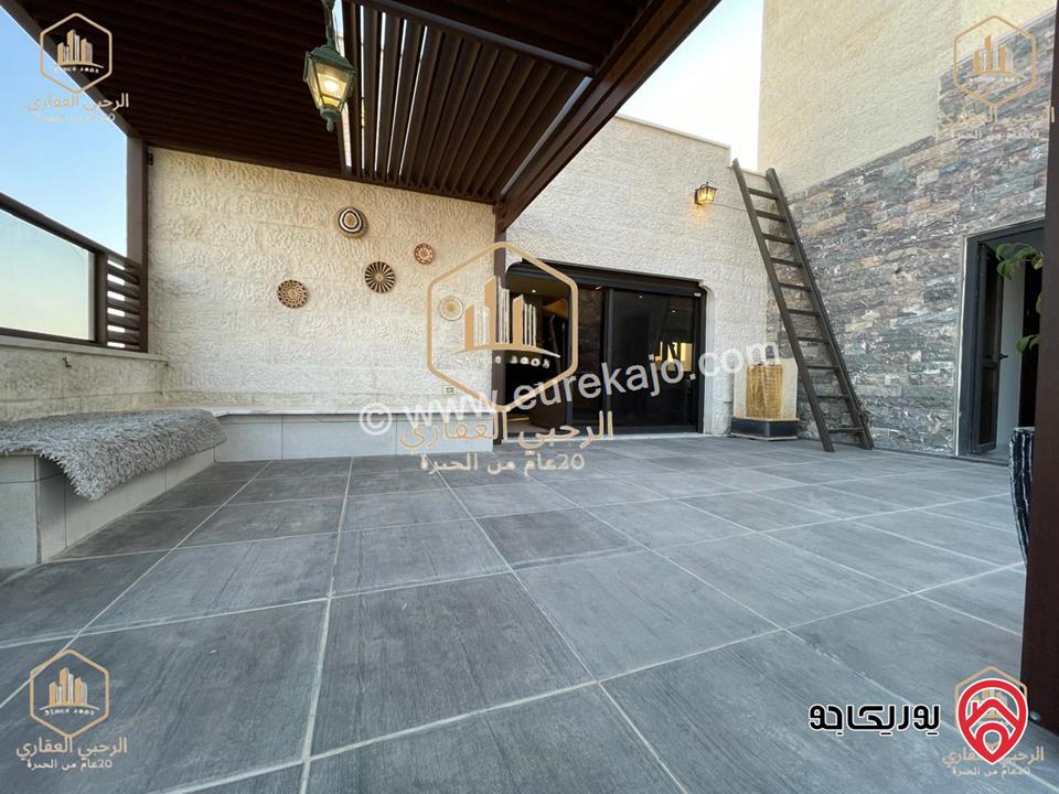 شقة رووف مساحة 160م سوبرديلوكس للايجار في عمان - الكرسي