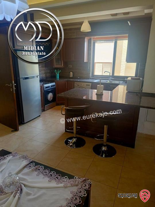 شقة مفروشة للايجار في عمان - دير غبار مساحة 130م تشطيبات وفرش سوبر ديلوكس اطلالة جميلة بسعر مميز