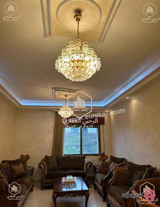 شقة مفروشة مساحة 150م طابق ثالث للايجار في عمان - تلاع العلي 