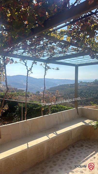 مزرعة فيها فيلا عدد 2 مساحة كل فيلا 300م على أرض 14 دونم للبيع في جرش